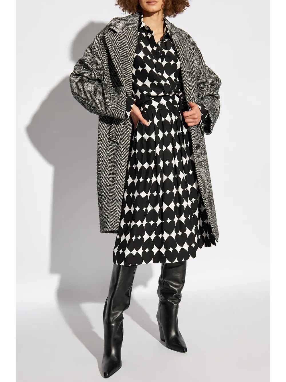 Moschino Patterned skirt - Zwart