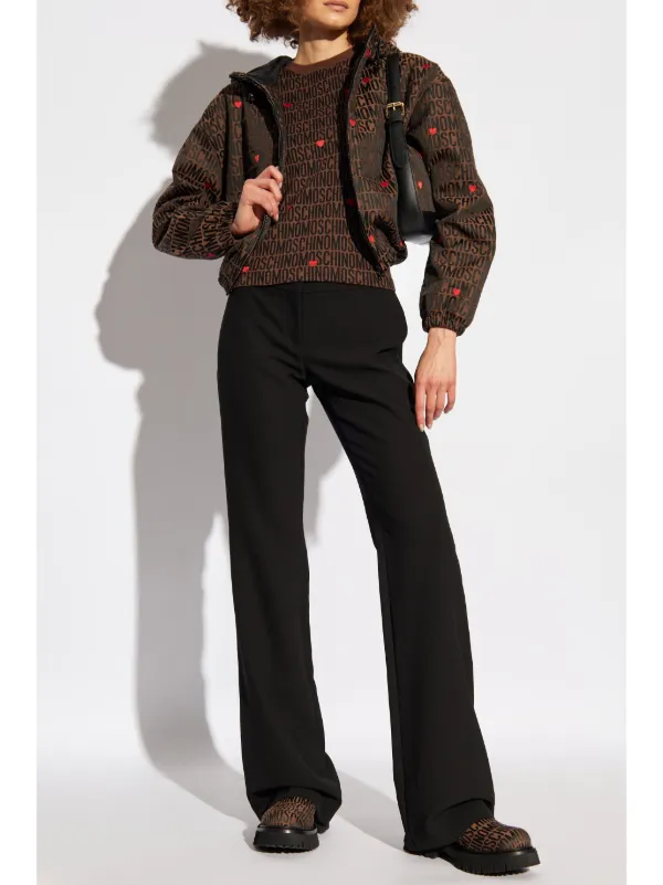 Moschino all over print sweatshirt on sale