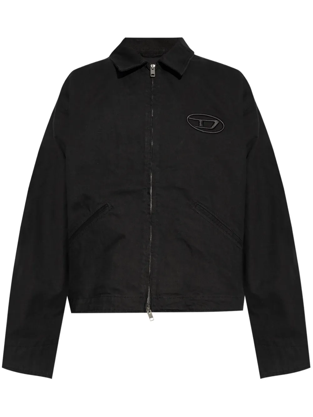 Diesel J-Taylor-Bleach denim jacket – Black