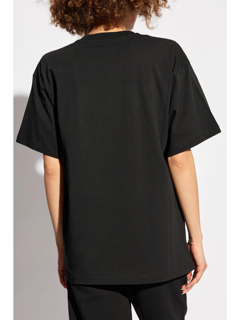 Moschino T-shirt met logoprint Zwart