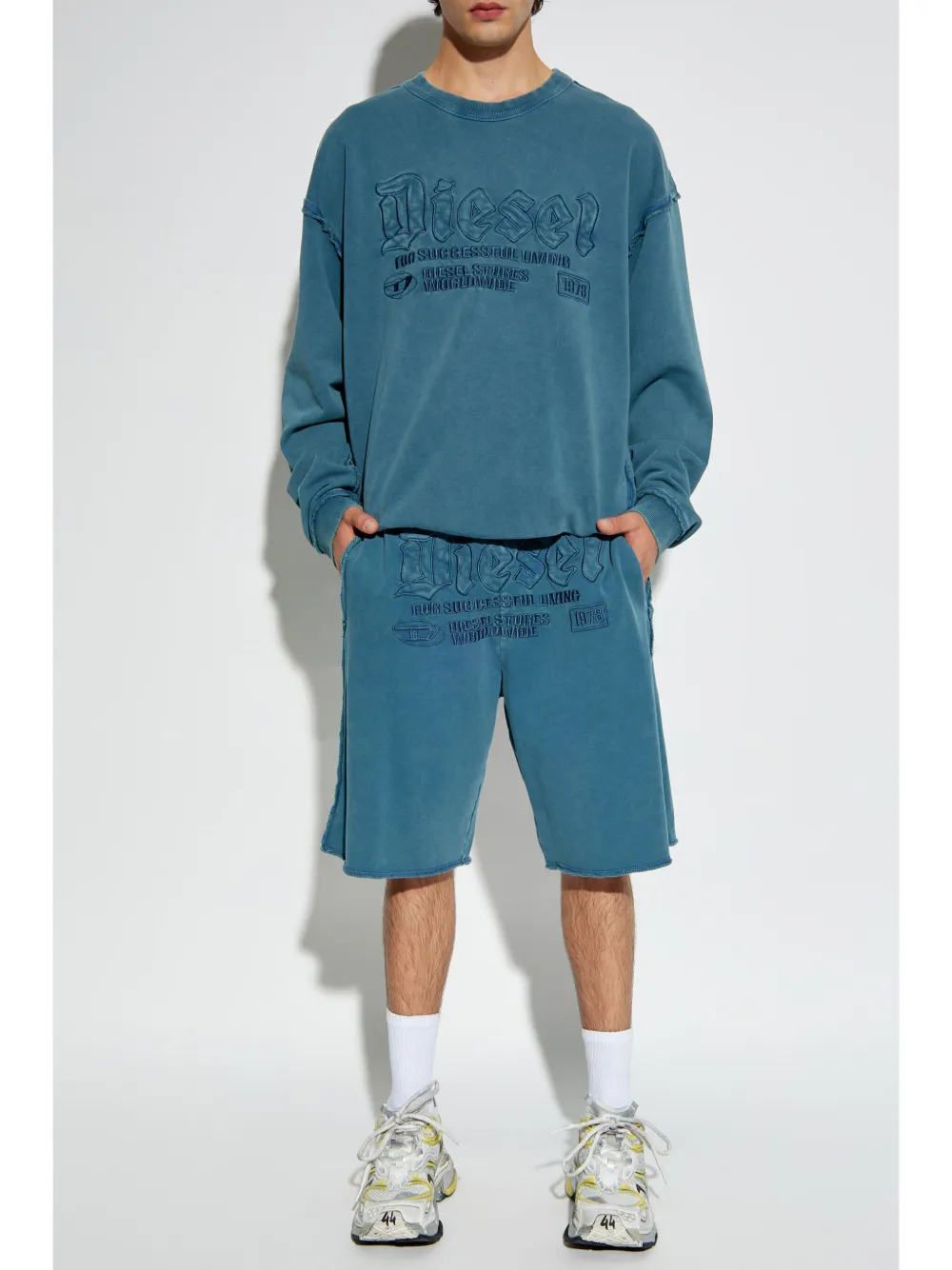 Diesel S-Boxt-Raw sweater - Blauw