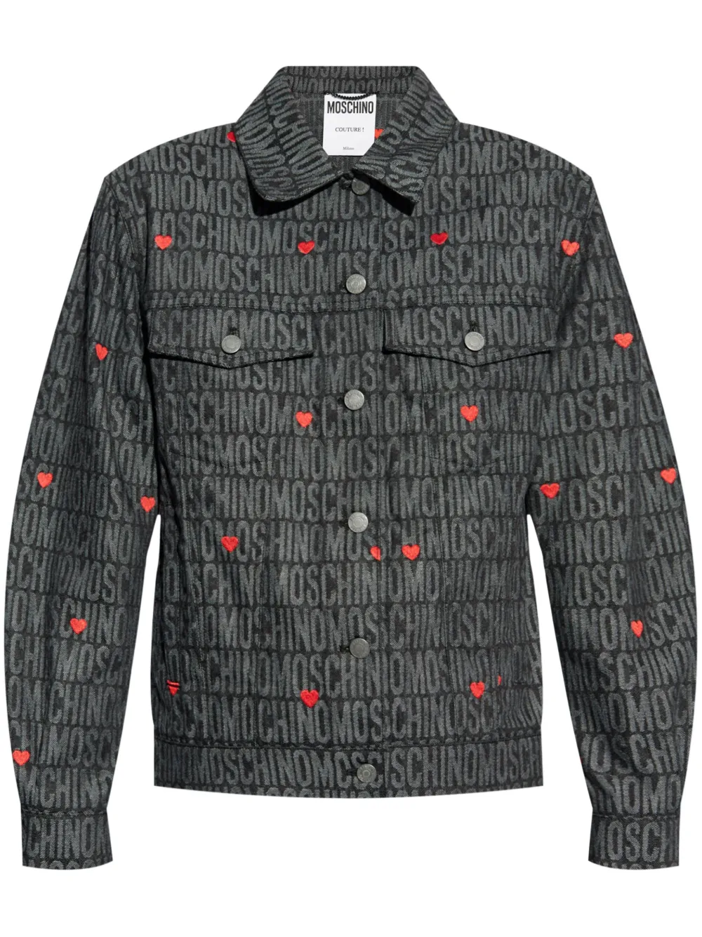 Moschino Jack met logo-jacquard Zwart