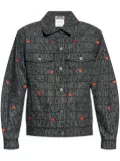 Moschino Jacquard-logo jacket - Black