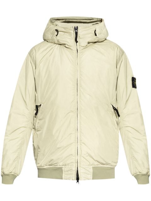 Stone Island Compass-badge hooded windbreaker