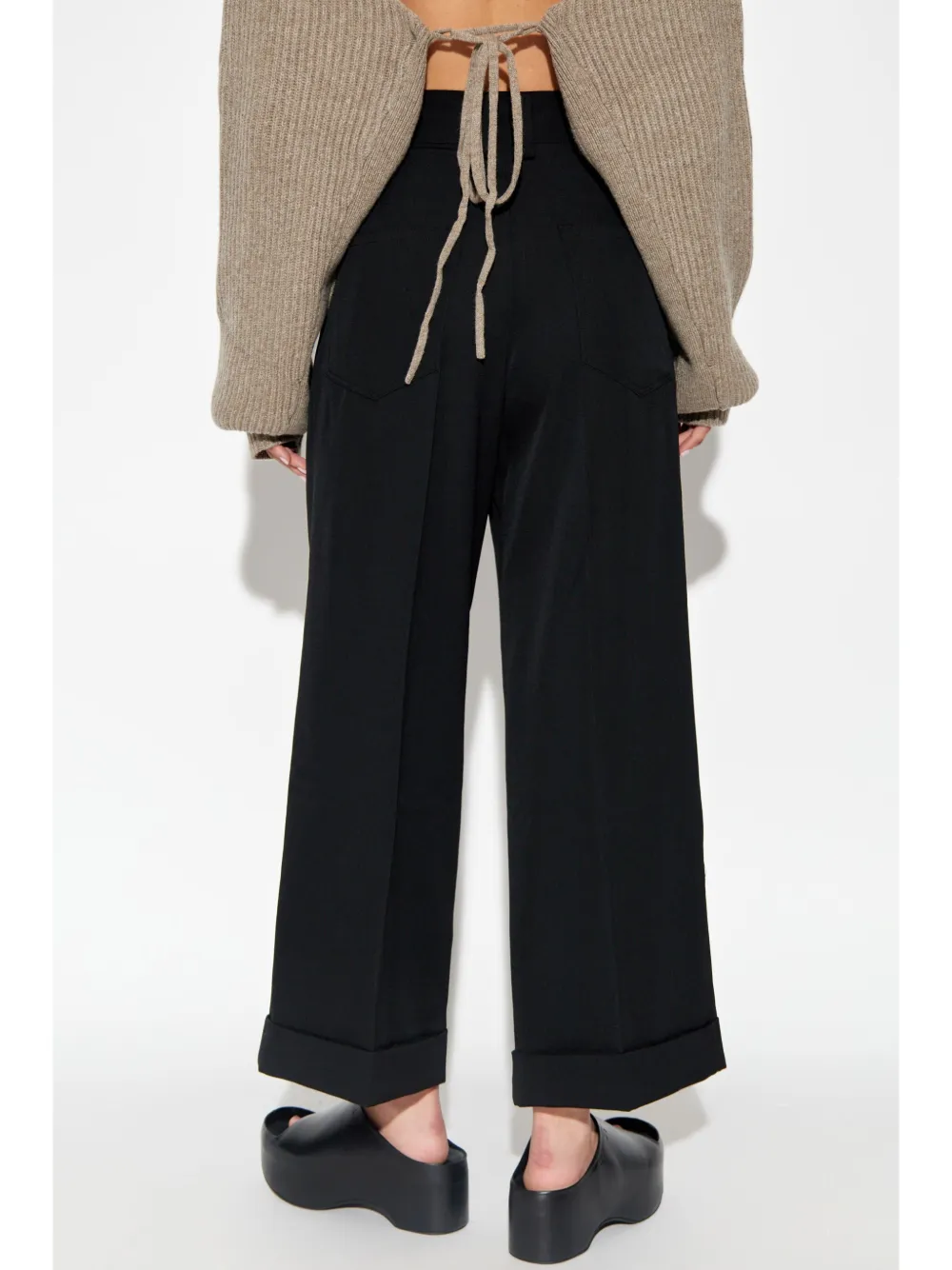 Yohji Yamamoto Plooibroek Zwart