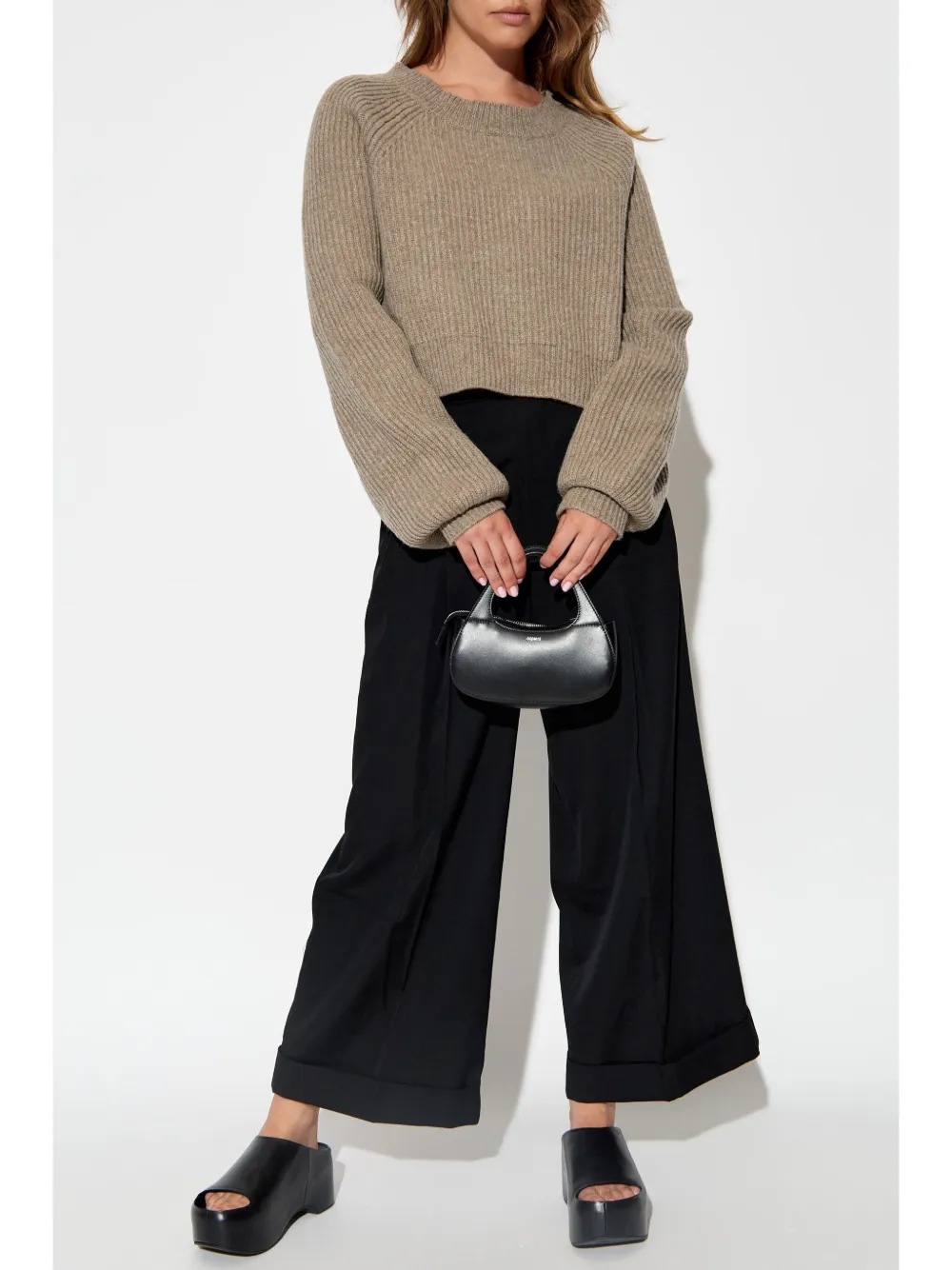 yohjiyamamoto Yohji Yamamoto Plooibroek - Zwart