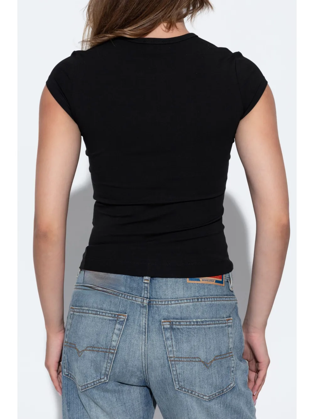 Diesel T-Angie T-shirt Zwart