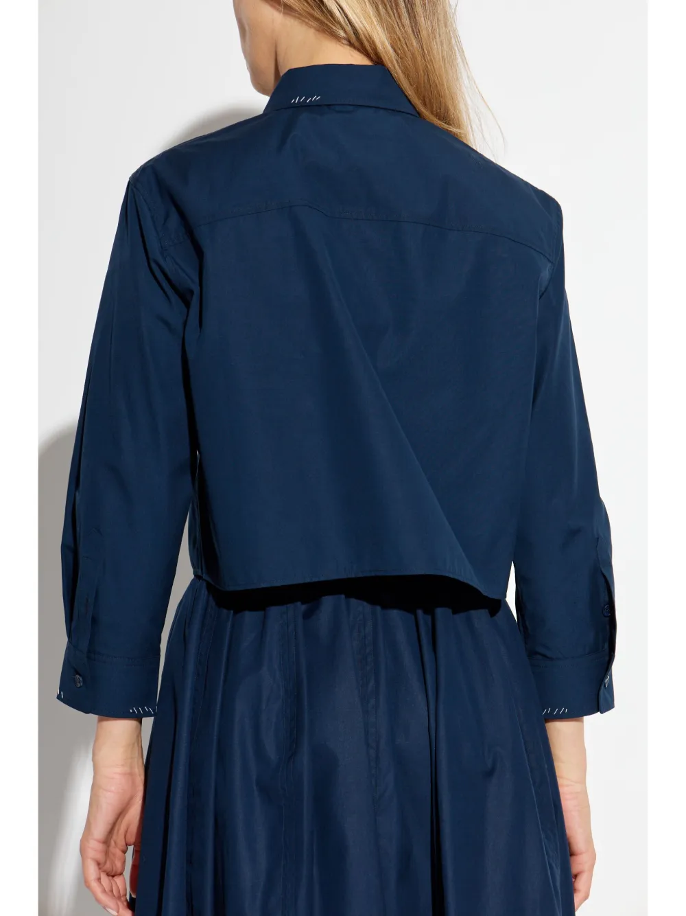 Marni Shirt met geborduurd logo Blauw