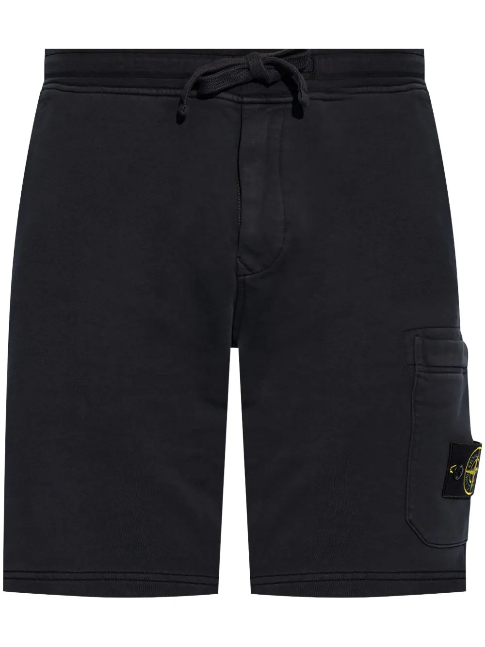 Stone Island Shorts met Compass-logopatch Zwart