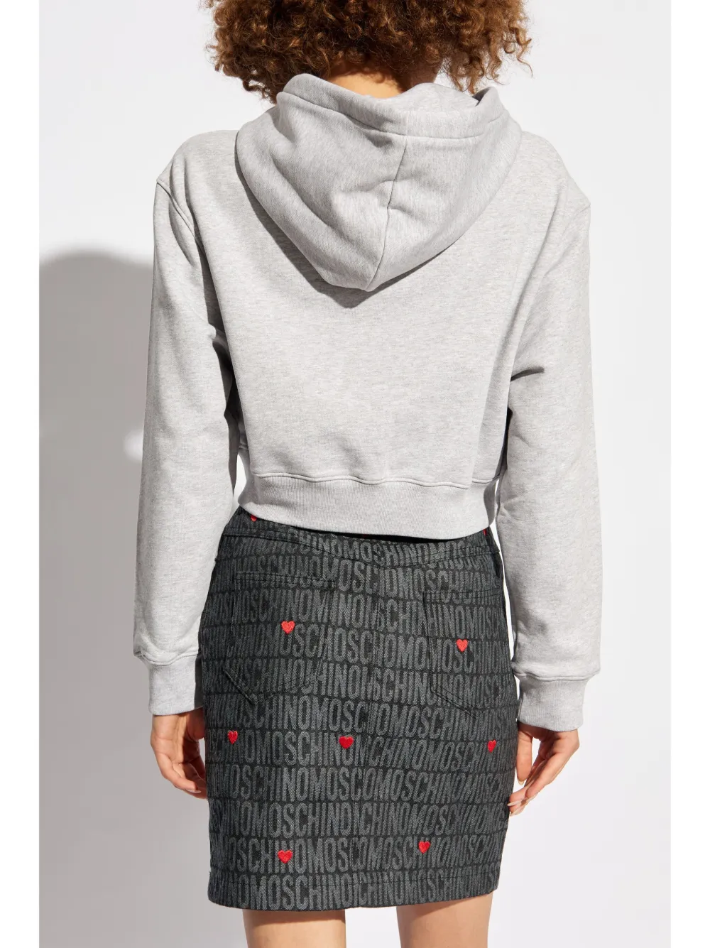 Moschino Hoodie met print Grijs