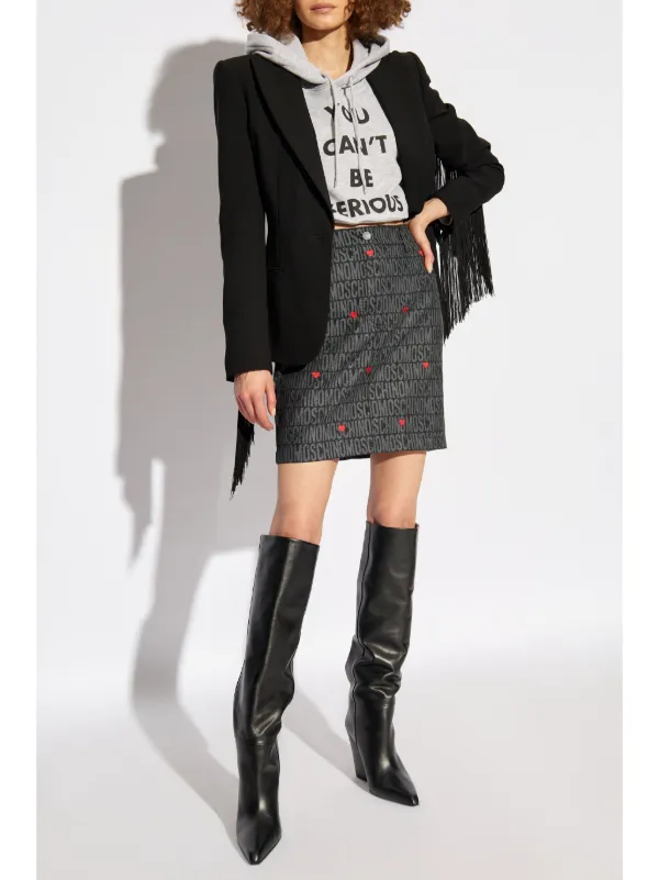 Moschino hoodie skirt outlet