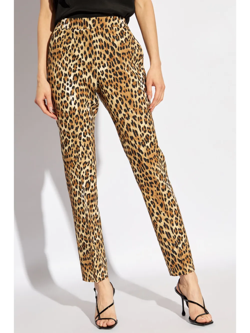 MOSCHINO ANIMAL-PRINT TROUSERS