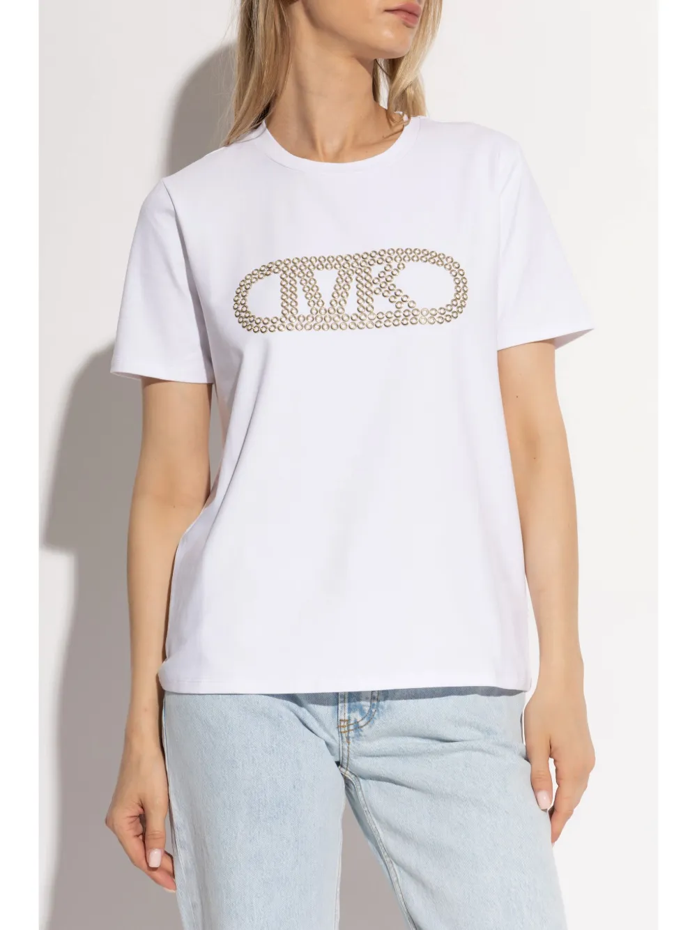 Michael Kors T-shirt met logo Wit