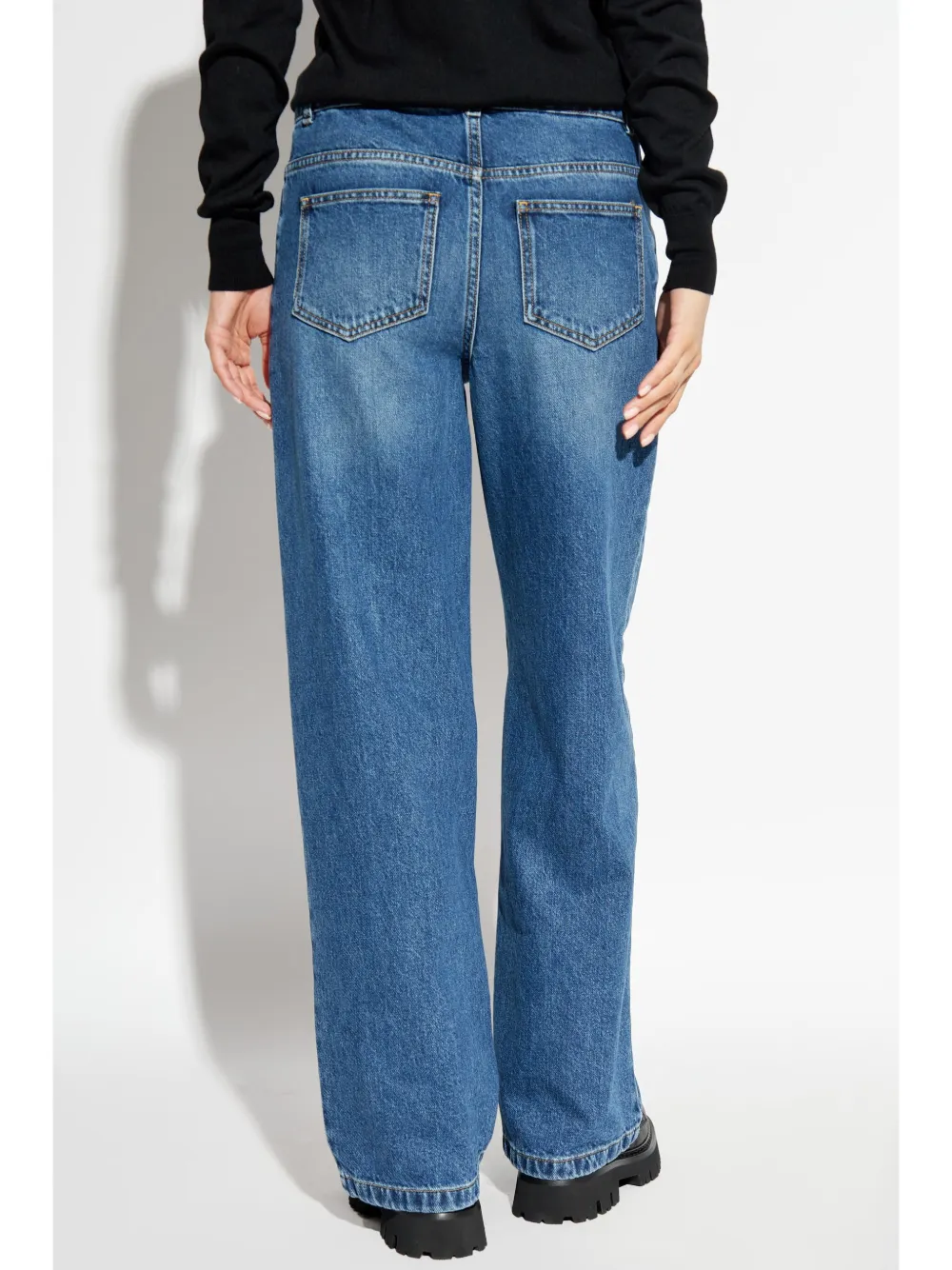 Moschino Straight jeans Blauw