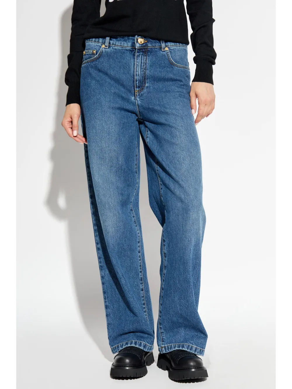 Moschino Straight jeans Blauw