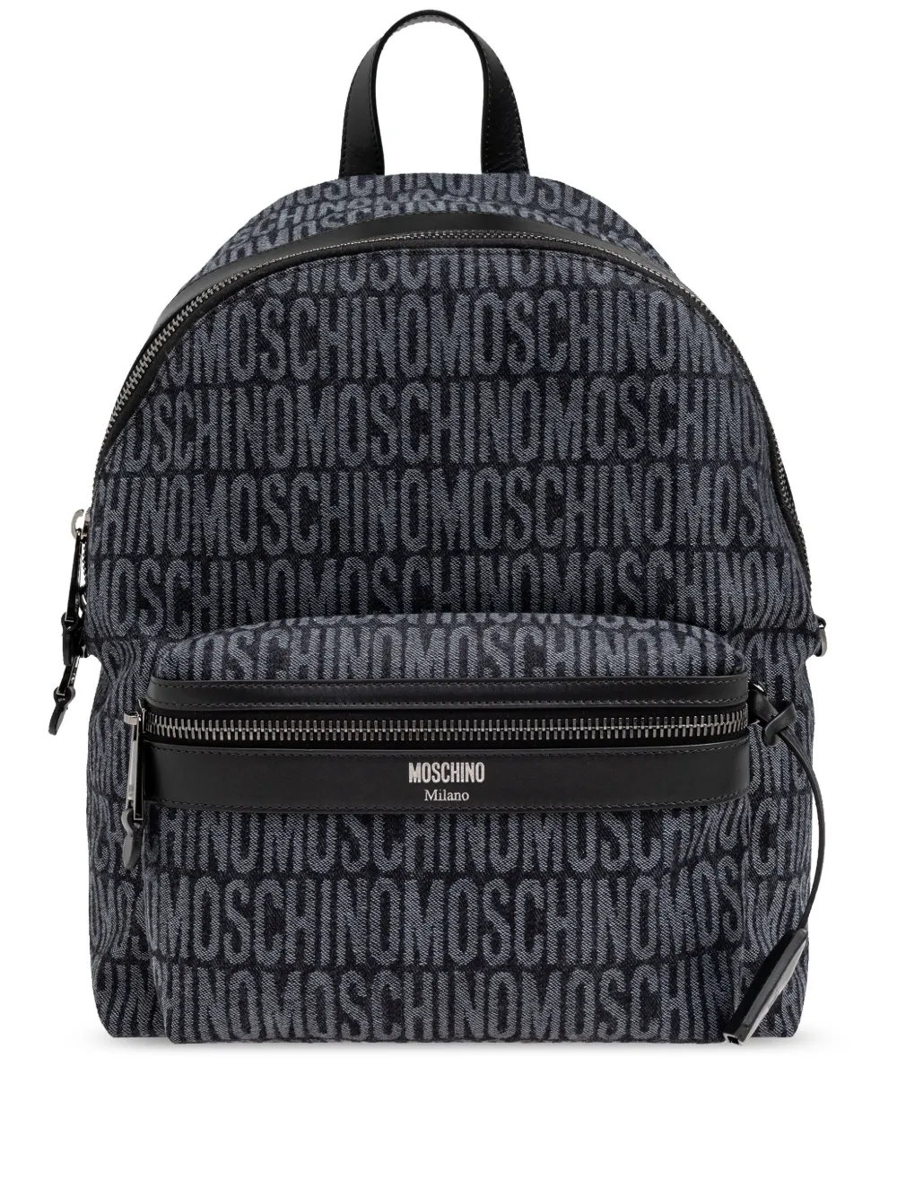 Moschino Rugzak met logo-jacquard Blauw