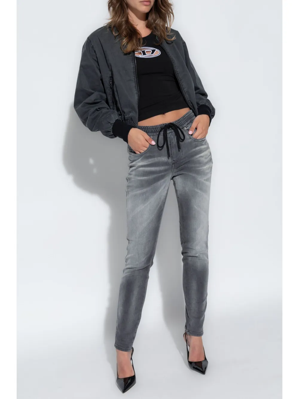 Diesel 2061 D-Tail skinny jeans - Grijs