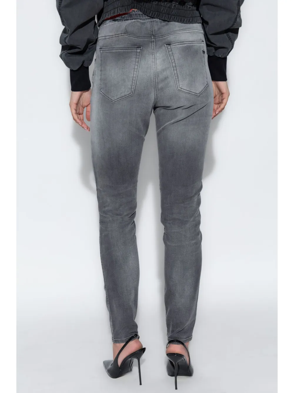 Shop Diesel 2061 D-tail Skinny Jeans In Grey