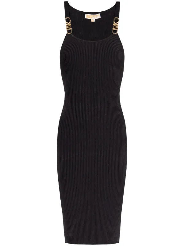 Michael kors black knit dress 2025