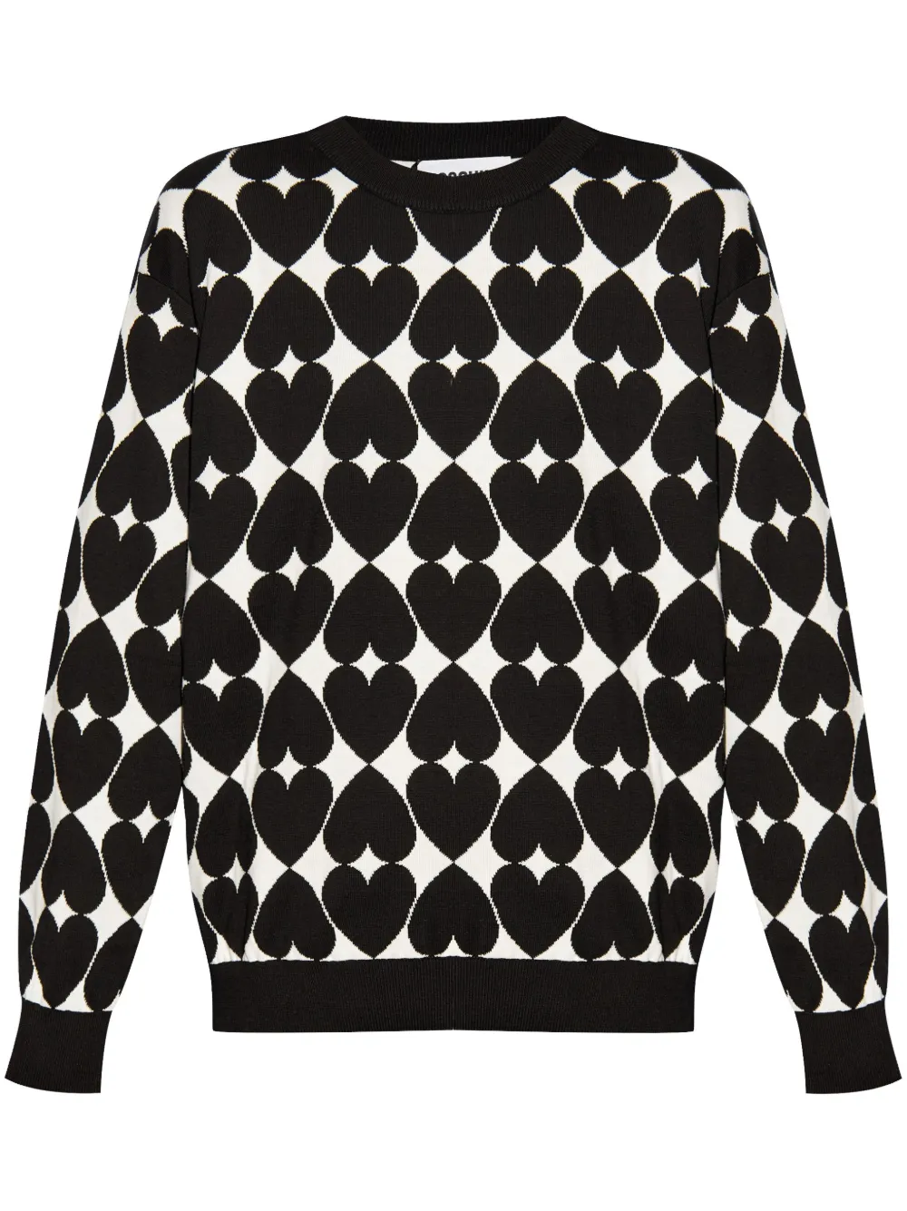 Moschino Intarsia trui Zwart