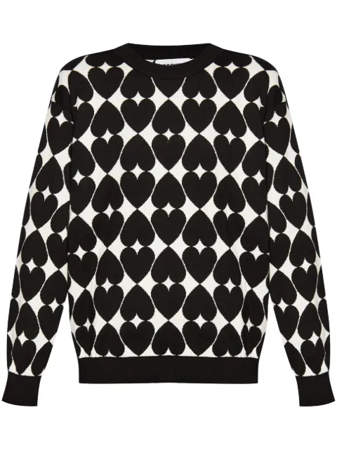 Moschino intarsia-knit jumper