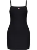 Diesel D-Hopy-D logo-appliqué mini dress - Black