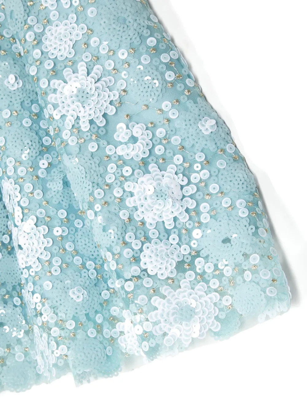 Shop Shatha Essa Sequin-embellished Box Pleated Skirt