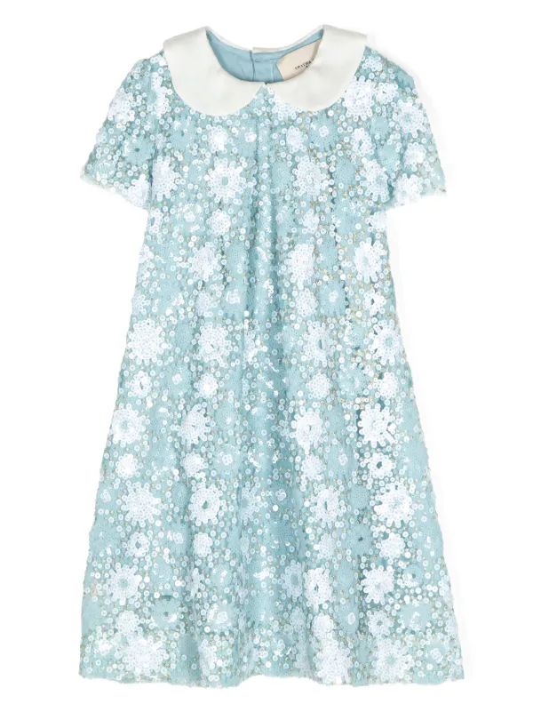 sequin peter pan collar dress Kensie sequin peter pan collAr dress