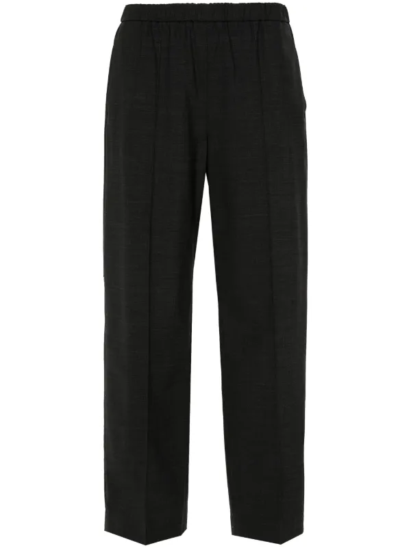 パンツ FABIANA FILIPPI Women Straight Pants PAD265F326D787 825 BLAC Fabiana Filippi high-waisted Straight Trousers | Black