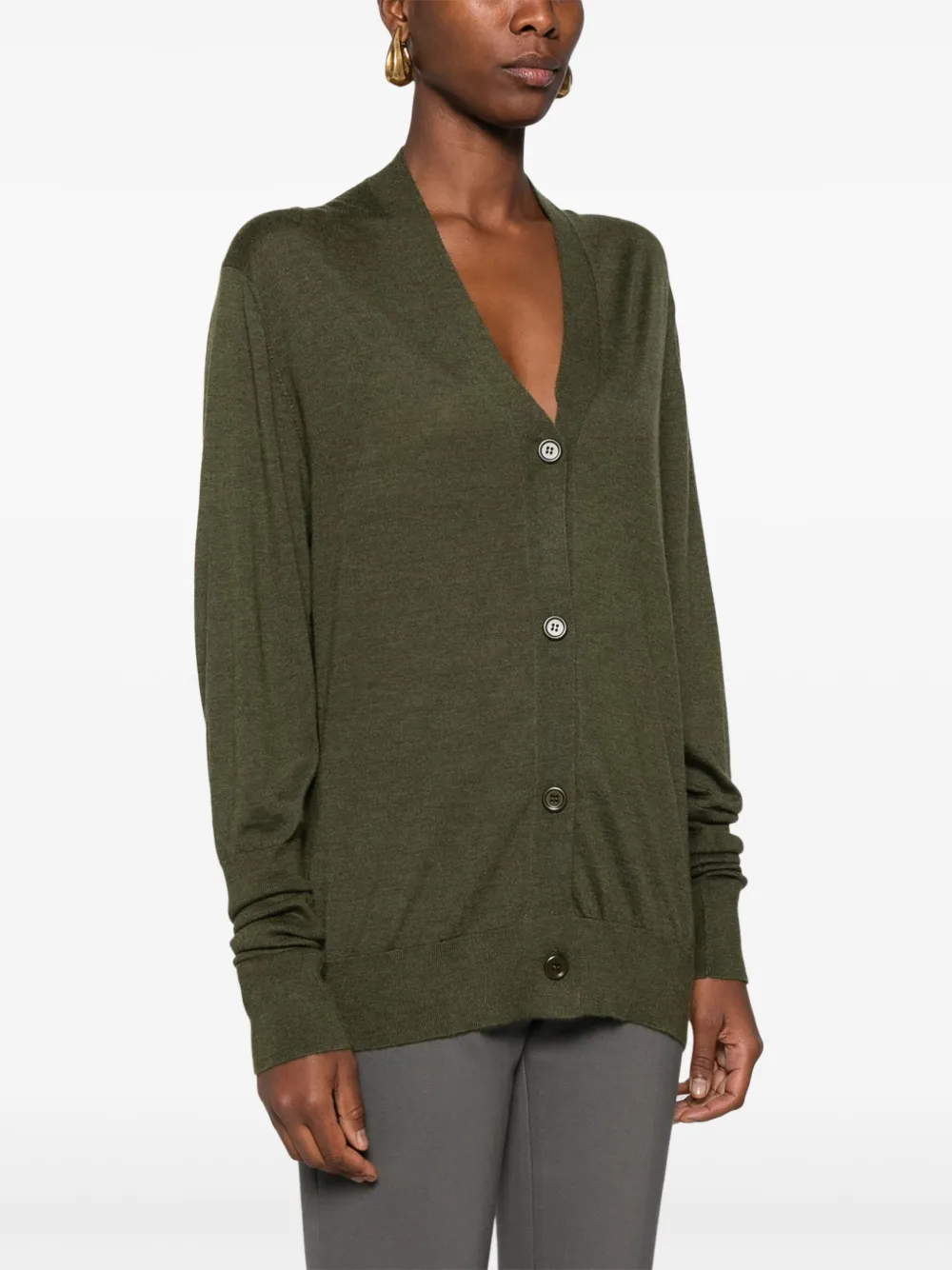 Fabiana Filippi Vest met V-hals Groen
