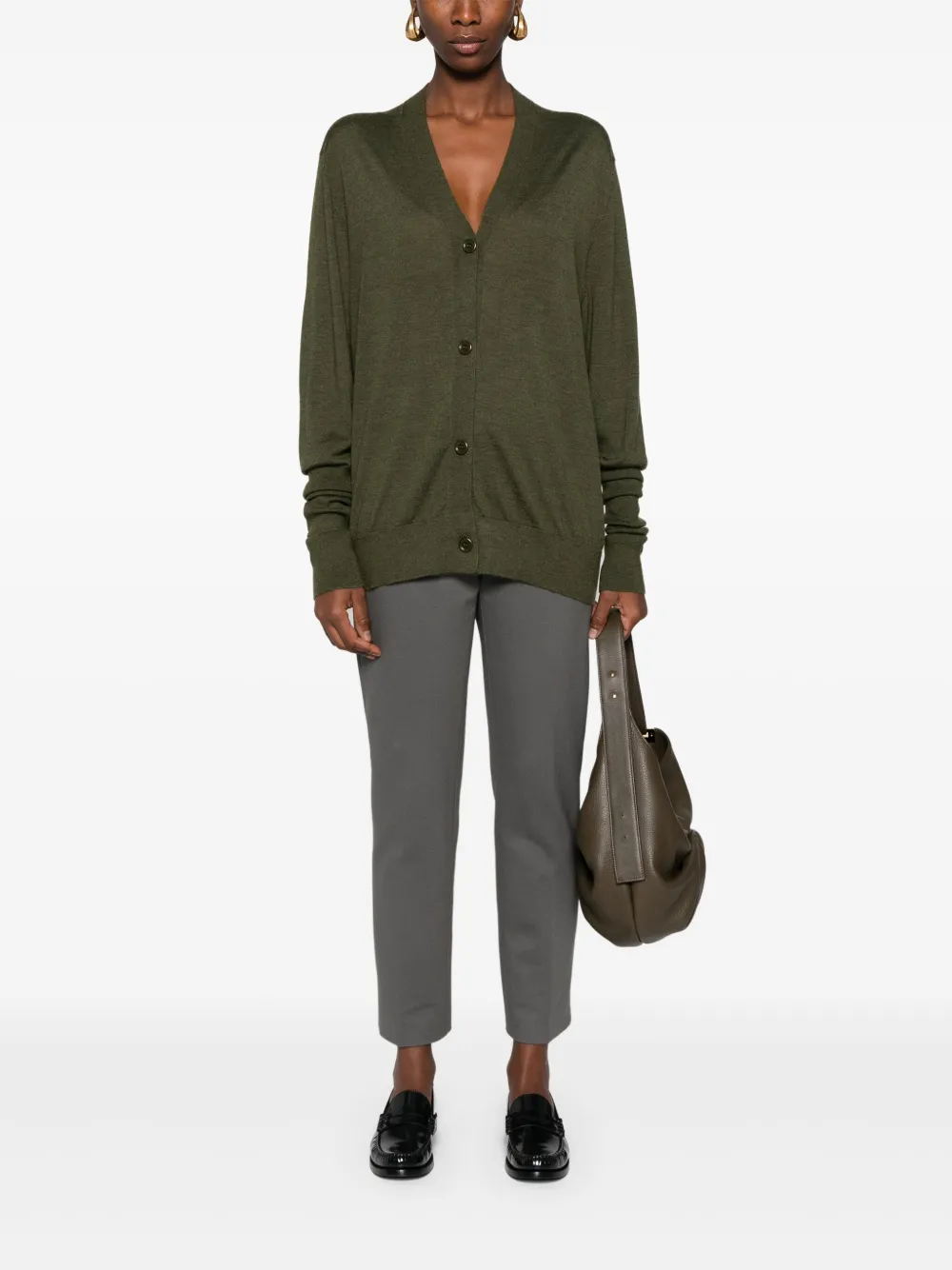 Fabiana Filippi V-neck cardigan - Groen