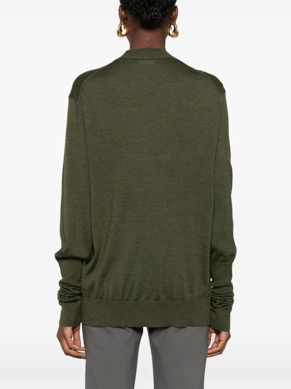Fabiana Filippi Vest met V-hals Groen