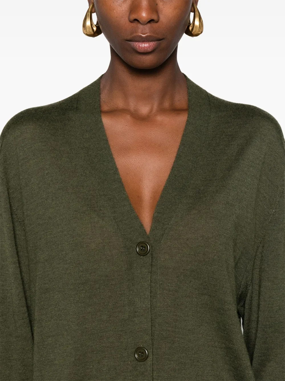 Fabiana Filippi Vest met V-hals Groen