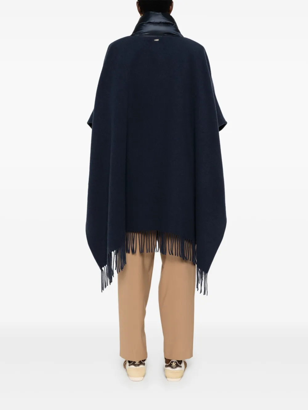 Herno Resort poncho Blauw