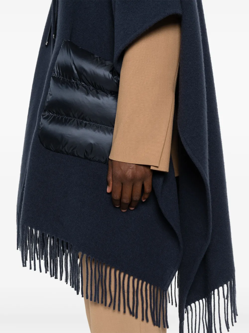 Herno Resort poncho Blauw