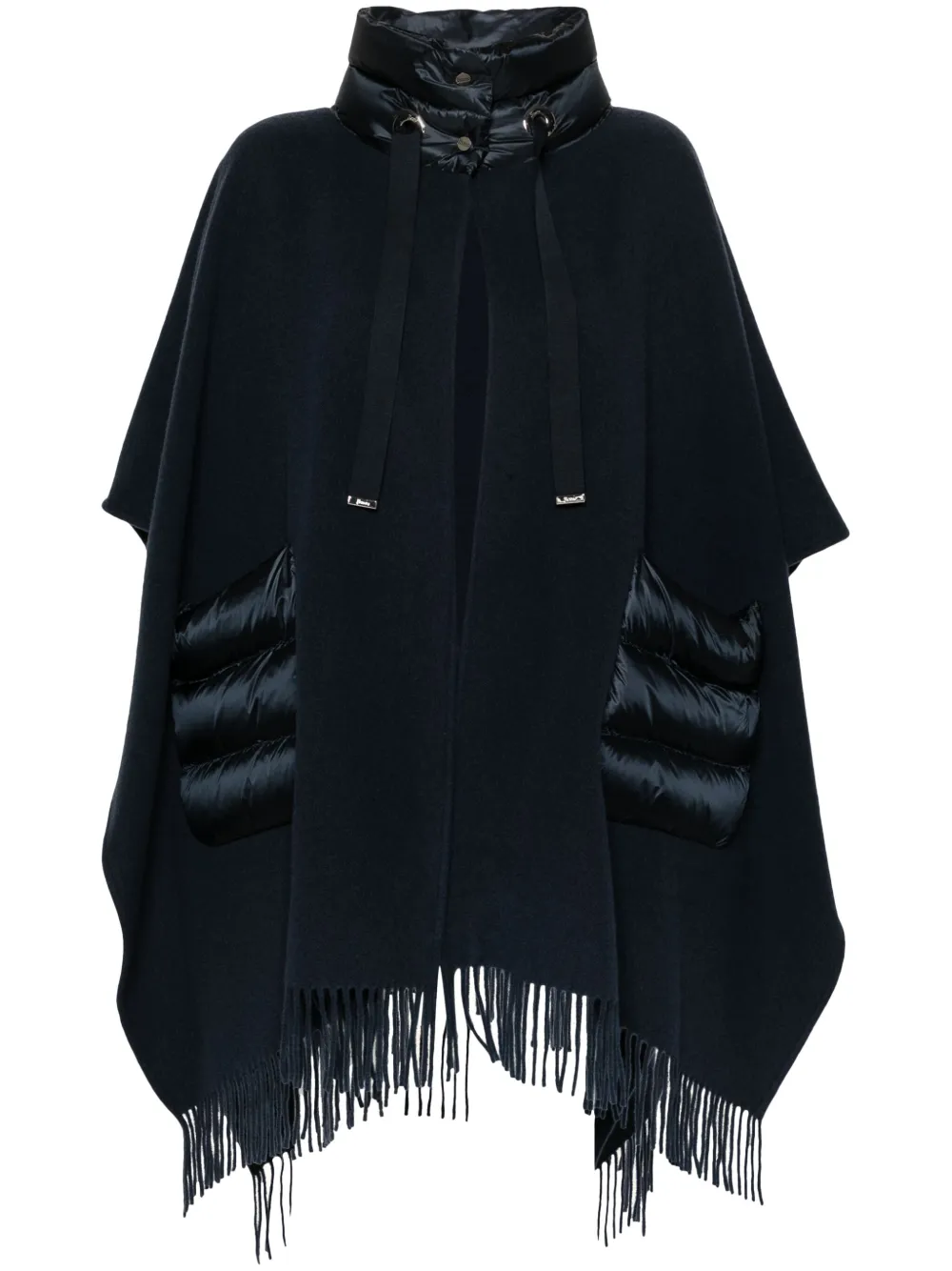 Herno Resort poncho Blauw