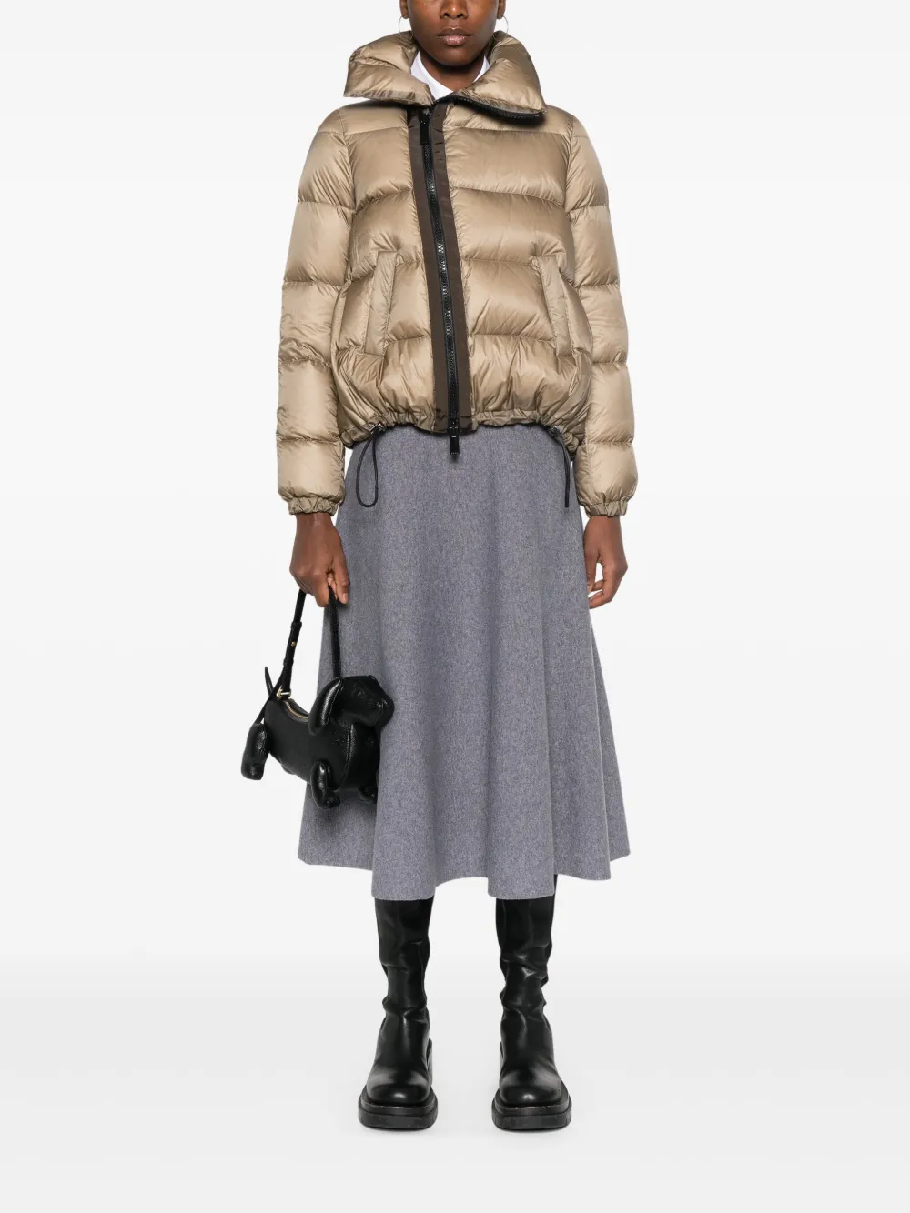 sacai puffer jacket - Groen