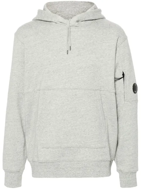 C.P. Company diagonal raised fleece hoodie