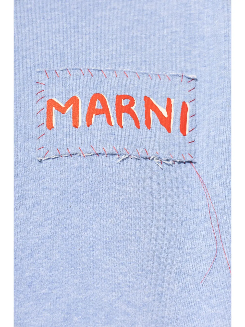 Marni Hoodie met logopatch Blauw