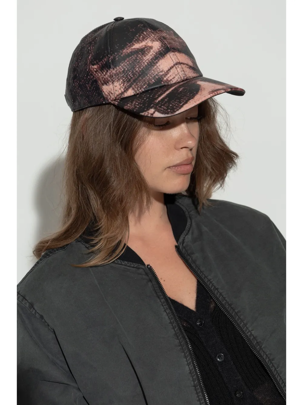 Diesel PR-IVAR-TOF baseball cap - Zwart