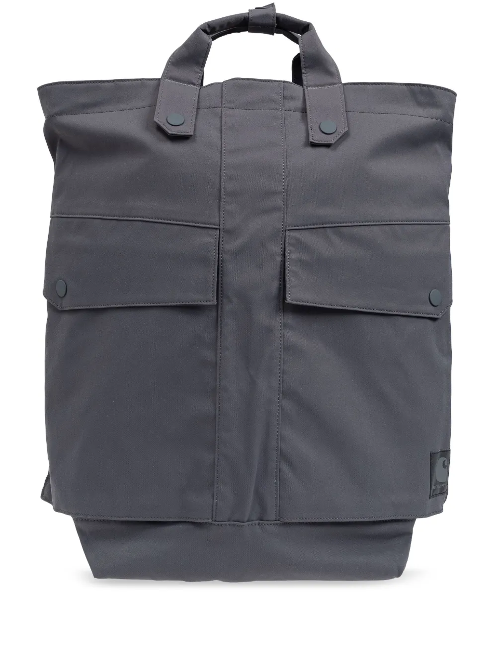 Carhartt Flap-pocketed Bagpack In Grey