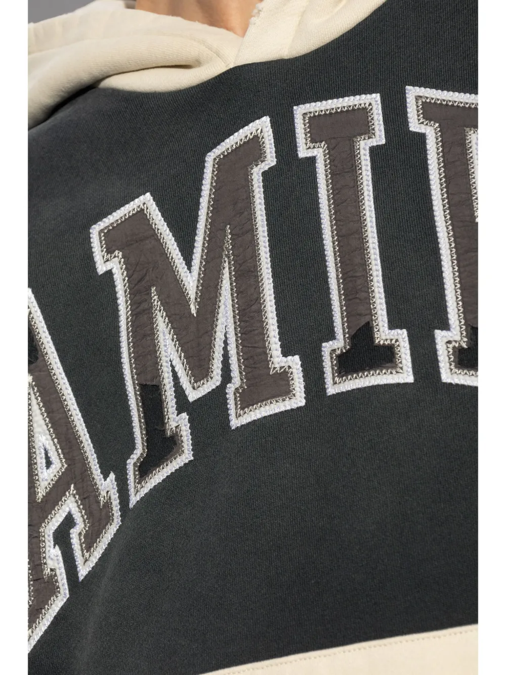 Shop Amiri Vintage Hoodie In Black