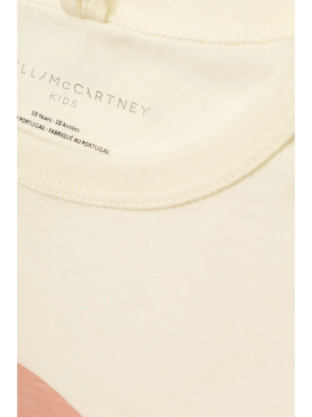 Stella McCartney Kids T-shirt met bloemenprint Beige