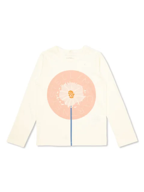 Stella McCartney Kids floral-print T-shirt