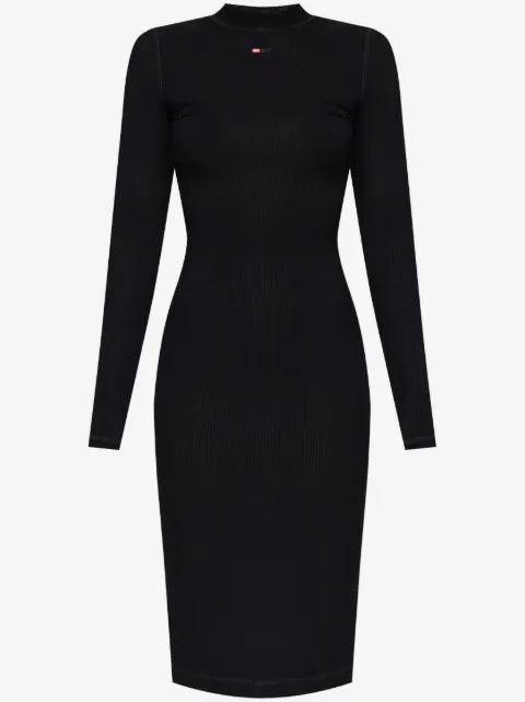 Diesel vestido midi D-Mokky-Ls-Microdiv