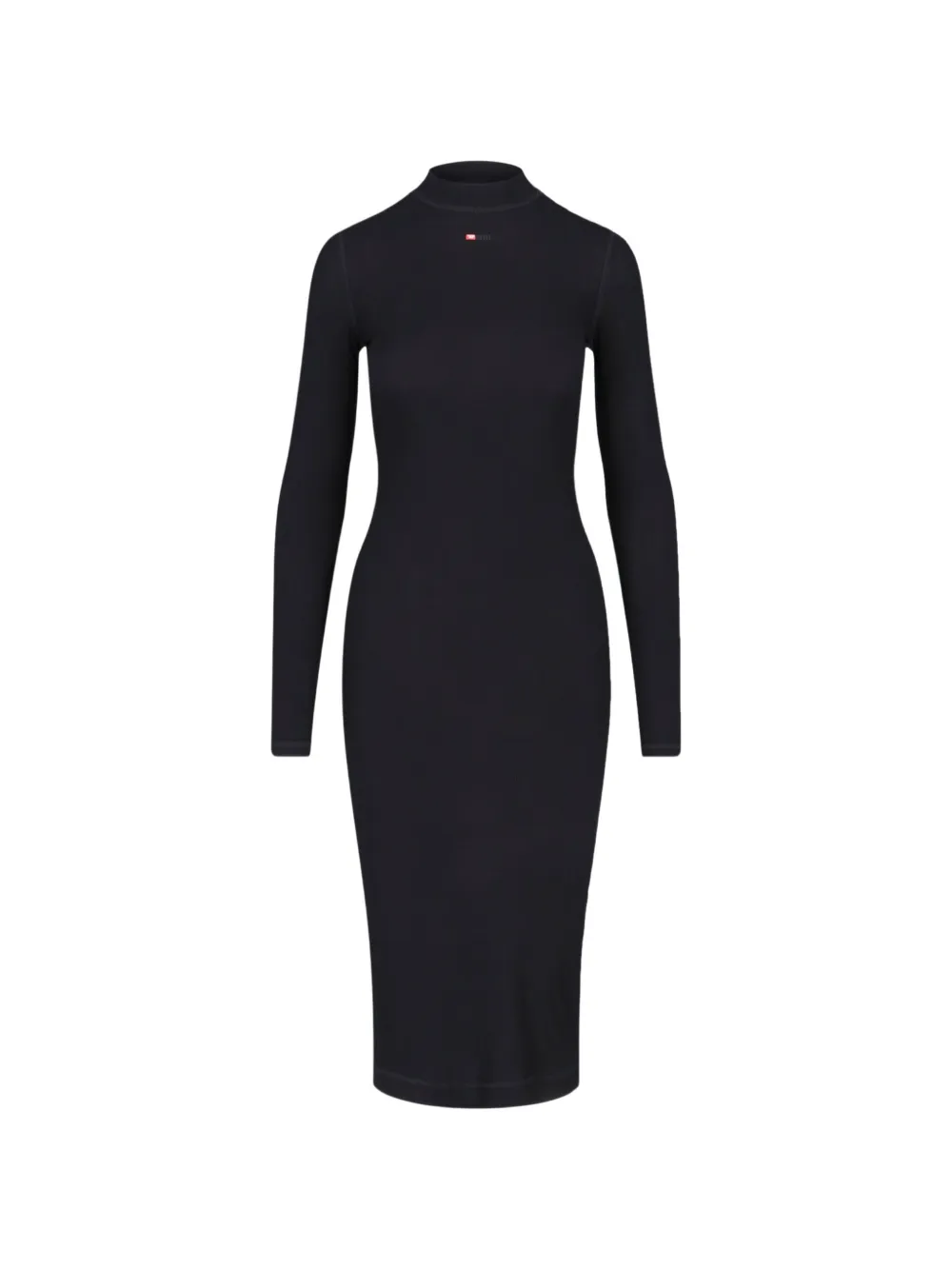 Diesel D-Mokky logo-embroidered midi dress