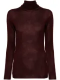 Fabiana Filippi roll-neck sweater - Red