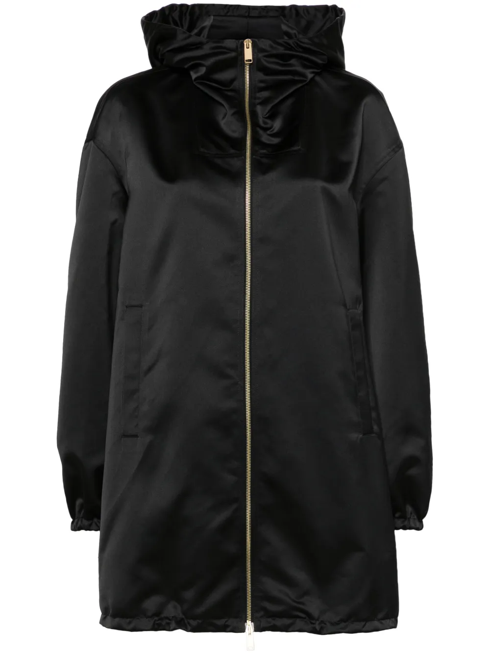 Fabiana Filippi drawstring coat | Black | Image 1