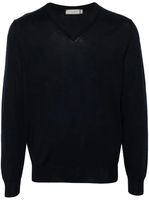 Canali merino-wool sweater