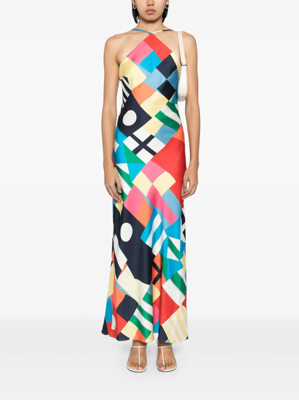 STAUD Cubism jurk - Beige
